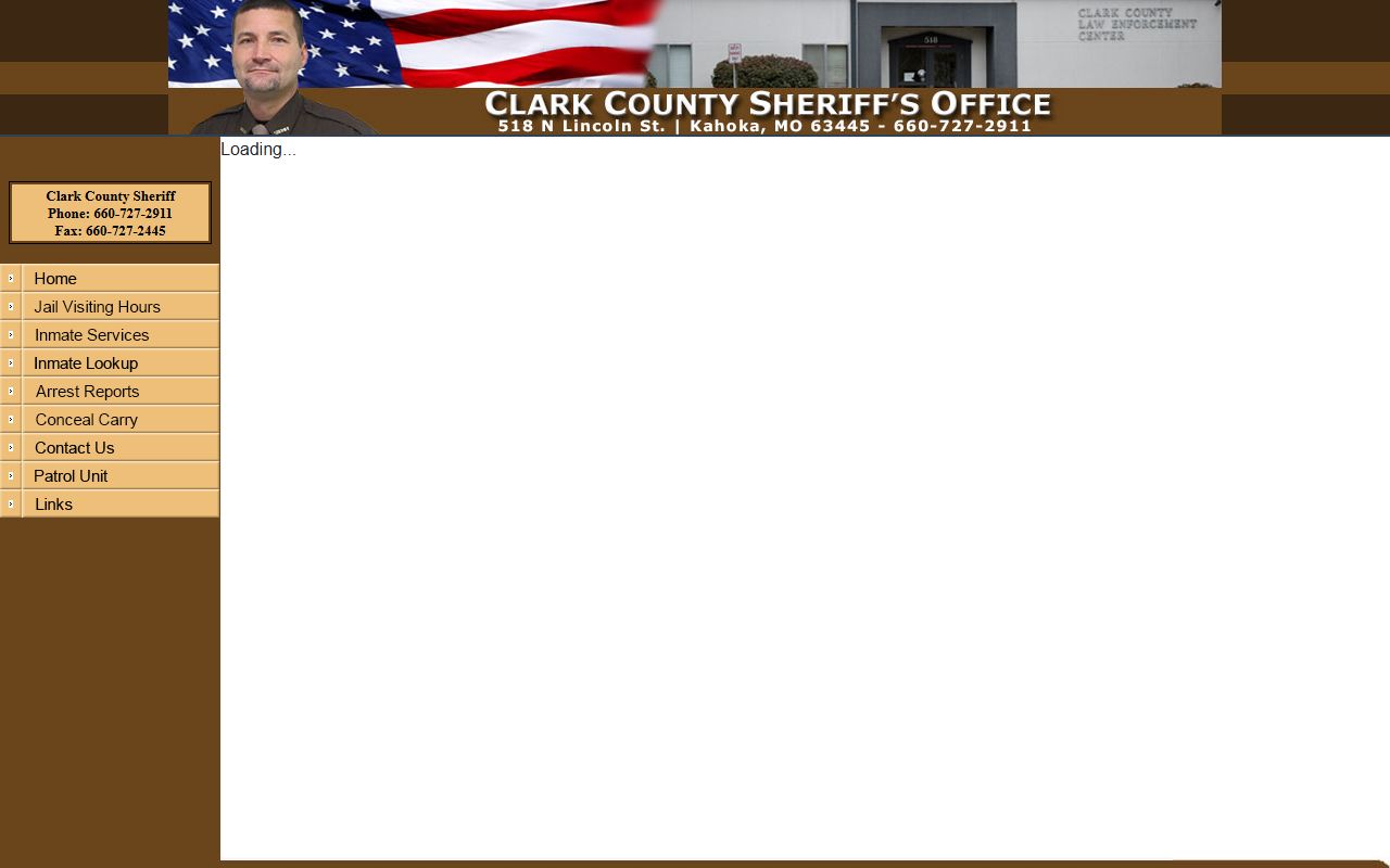 Clark County jail roster inmate lookup frame